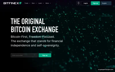Bitfinex Website Preview