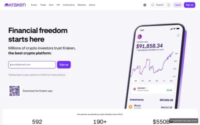 Kraken Website Preview