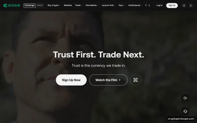 Kucoin Website Preview