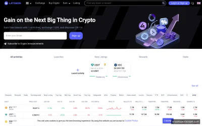 LATOKEN Website Preview