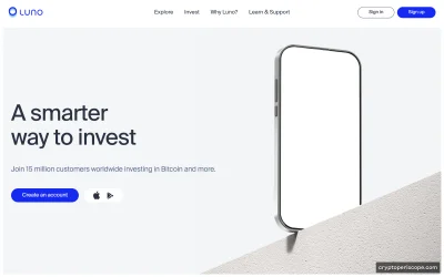 Luno Website Preview
