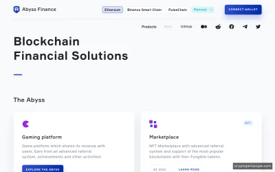 Abyss Website Preview