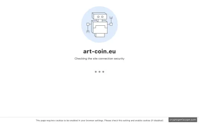 ArtCoin Website Preview