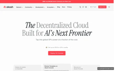 Akash Network Website Preview