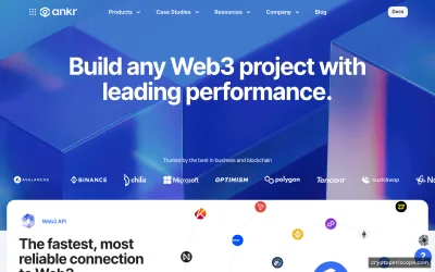 Ankr Network Website Preview
