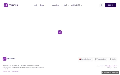 Aquarius Website Preview