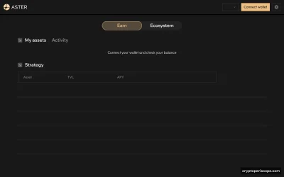 Aster Staked BNB Website Preview