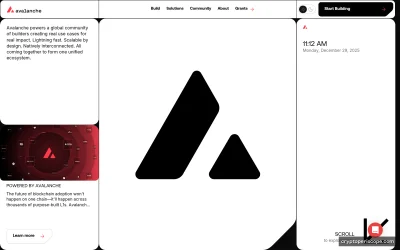 Avalanche Website Preview