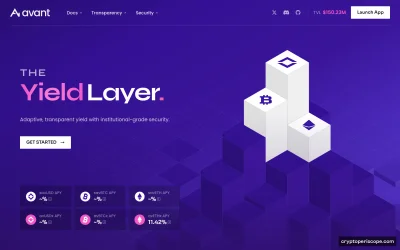 Avant USD Website Preview