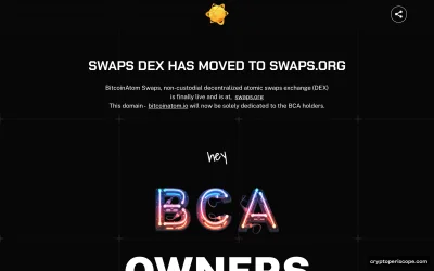 Bitcoin Atom Website Preview