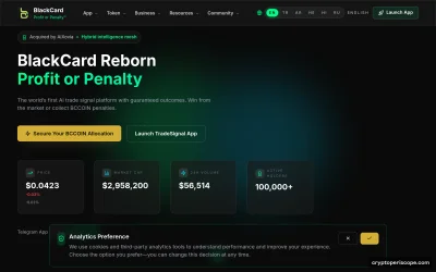 BlackCardCoin Website Preview