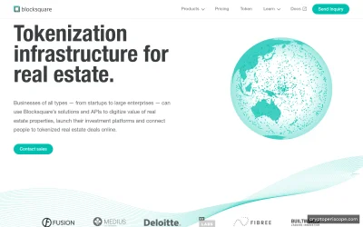 Blocksquare Website Preview