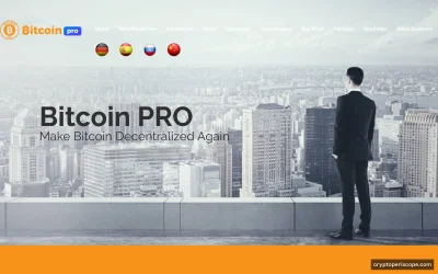 Bitcoin Pro Website Preview