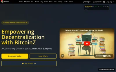 BitcoinZ Website Preview