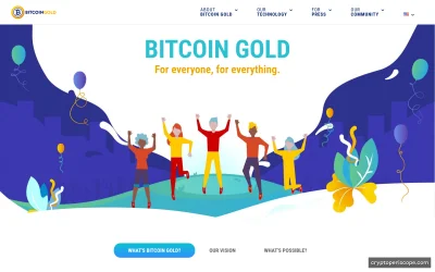 Bitcoin Gold Website Preview