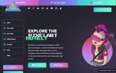Bit Hotel Website Preview