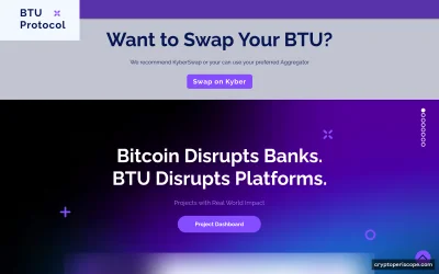 BTU Protocol Website Preview
