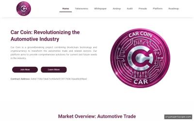 Car Website Preview