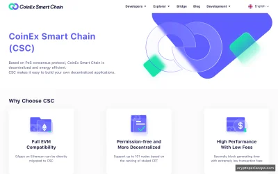 CoinEx Website Preview