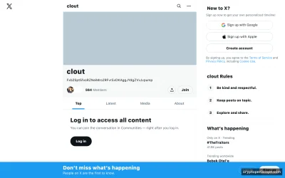 Clout Website Preview