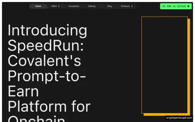 Covalent X Token Website Preview
