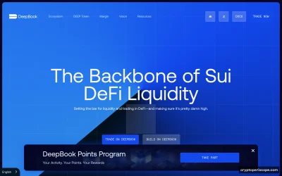 DeepBook Website Preview