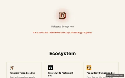 delegate.fun Website Preview