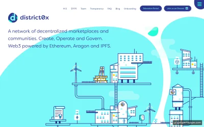 district0x Website Preview