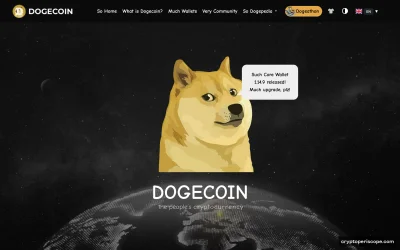 Dogecoin Website Preview