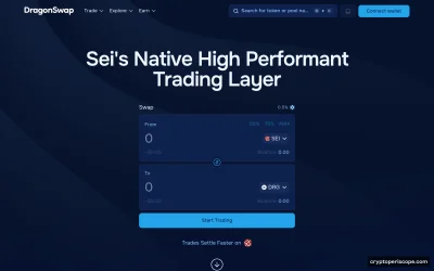 DragonSwap Website Preview