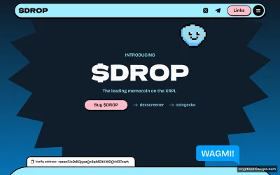DROP Website Preview