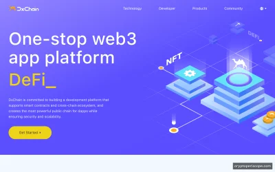 DxChain Website Preview