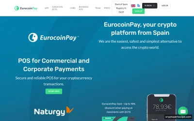 EurocoinToken Website Preview