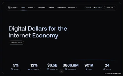 Ethena Website Preview
