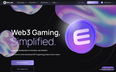Enjin Coin Website Preview