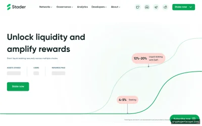 Stader ETHx Website Preview
