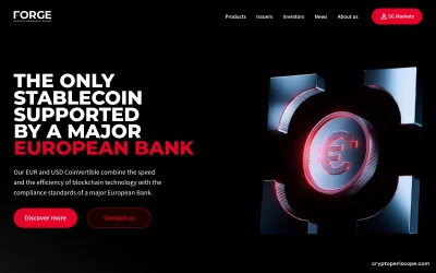 EUR CoinVertible Website Preview