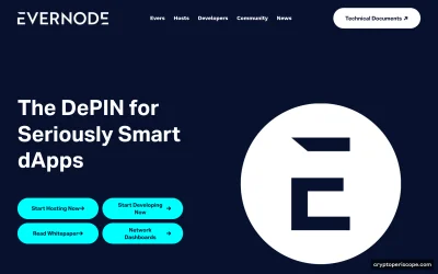 Evernode Website Preview