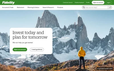 Fidelity Digital Interest Token Website Preview