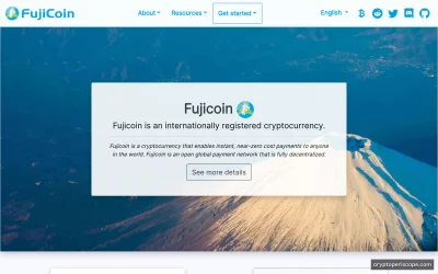 Fujicoin Website Preview