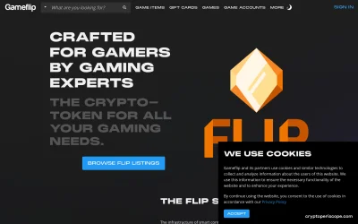 Gameflip Website Preview