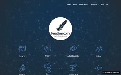 Feathercoin Website Preview