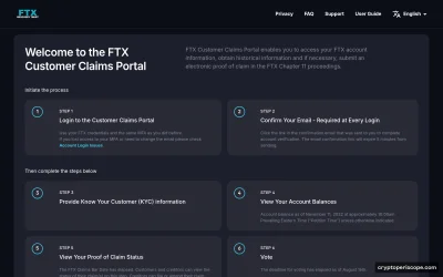 FTX Token Website Preview