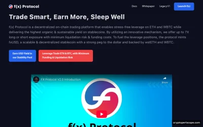 f(x) USD Saving Website Preview