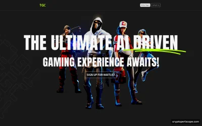 The Game Company Website Preview