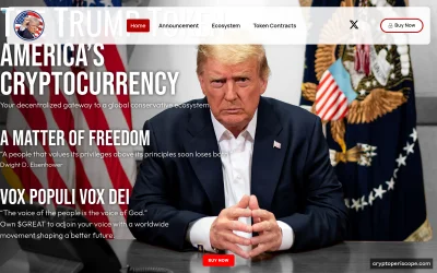 TheTrumpToken Website Preview