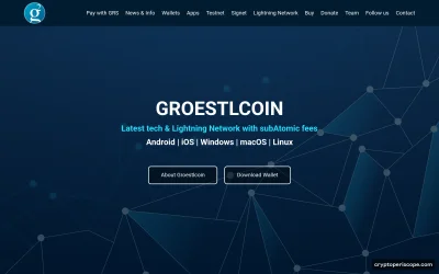 Groestlcoin Website Preview