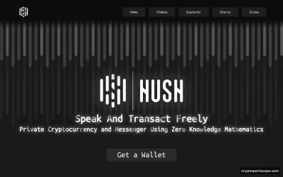 Hush Website Preview
