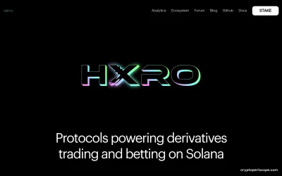 HXRO Website Preview