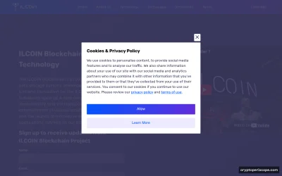 ILCOIN Website Preview